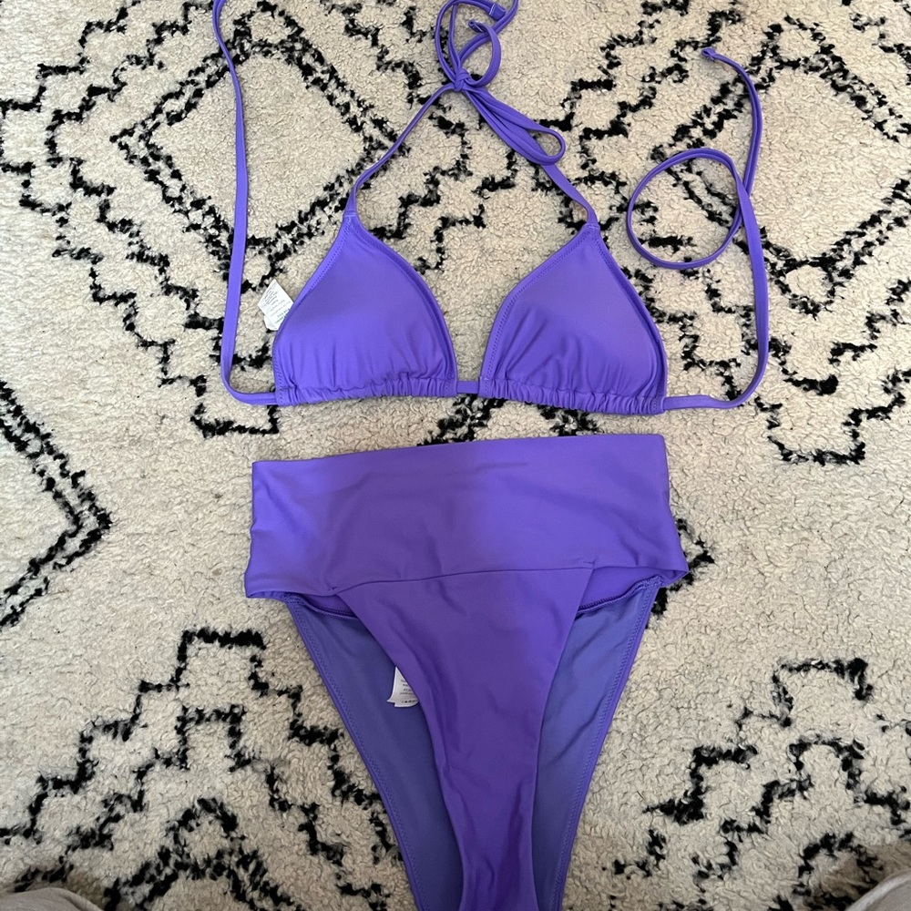 Aerie Purple Bikini Set